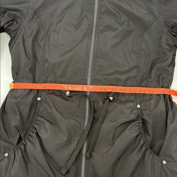 HFX Womens Black Hooded Zip Up Fleece Loned Jacket Size M - Picture 12 of 13